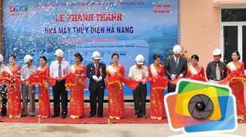 Inauguration de la centrale hydroélectrique de Ha Nang