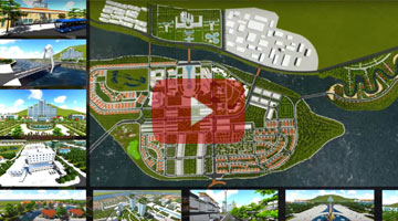 Vidéo 3D : Nouvelle zone urbaine Thiên Tân