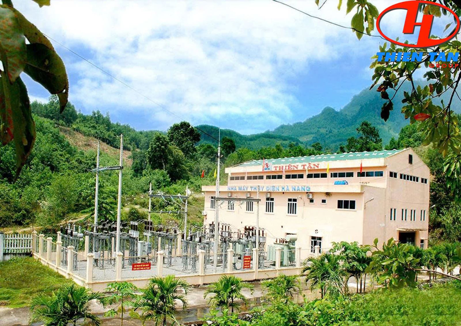 Paysage de la centrale hydroélectrique Ha Nang